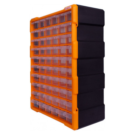 Органайзер пластиковий 381×157×475 мм 60-секційний e.toolbox.pro.22, E.NEXT (t011022) фото