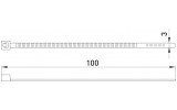 Хомут кабельный e.ct.stand.100.3, 3×100 мм нейлон белый (упаковка 100 шт.), E.NEXT изображение 3 (габаритные размеры)