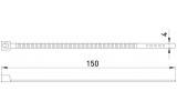 Хомут кабельный e.ct.stand.150.4.white, 4×150 мм нейлон белый (упаковка 100 шт.), E.NEXT изображение 3 (габаритные размеры)