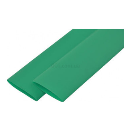 Термоусаживаемая трубка ∅6/3 мм зеленая (отрезок 1 м) e.termo.stand.6.3.green, E.NEXT (s0240011) фото