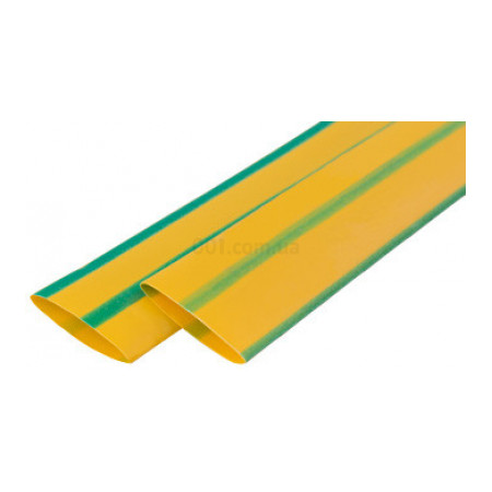 Термоусаживаемая трубка ∅1,5/0,75 мм желто-зеленая (отрезок 1 м) e.termo.stand.1,5.0,75.yellow-green, E.NEXT (s024189) фото