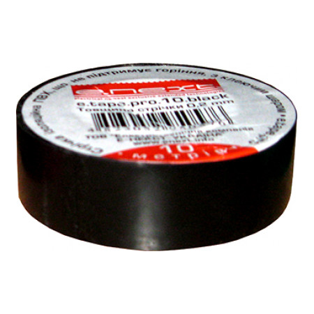 Ізострічка 0,2×19 мм чорна (10 м) e.tape.pro.10.black, E.NEXT (p0450006) фото