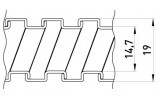 Металлорукав оцинкованный сухой (100м) e.met.sleeve.stand.sldx.15, E.NEXT изображение 2 (габаритные размеры)