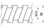 Металлорукав оцинкованный сухой (20м) e.met.sleeve.stand.sldx.50, E.NEXT изображение 2 (габаритные размеры)