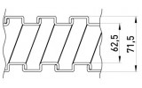 Металлорукав оцинкованный сухой (20м) e.met.sleeve.stand.sldx.63, E.NEXT изображение 2 (габаритные размеры)