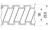 Металлорукав изолированный нг-HF (50м) e.met.sleeve.stand.proof.slhf.18, E.NEXT изображение 2 (габаритные размеры)