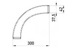 Соединитель из оцинкованной стали угловой 90° с резьбой e.industrial.pipe.thread.angle.1-1/4", E.NEXT изображение 2 (габаритные размеры)