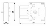 Блок реверса контактора e.industrial.ar85 (ukc.9-85), E.NEXT изображение 7 (габаритные размеры)