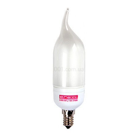 Энергосберегающая лампа e.save.flame.E14.11.4200, 11 Вт 4200K E14, E.NEXT (l0640003) фото