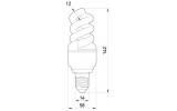 Габаритні розміри енергозберігаючої лампи E.NEXT e.save.screw.E14.15.2700 зображення