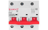Автоматичний вимикач e.mcb.pro.60.3.K 100 new, 3P 100 А характеристика K, E.NEXT зображення 2