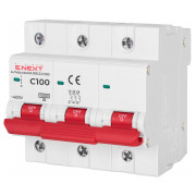 Модульний автоматичний вимикач e.mcb.stand.100.3.C100 3р 100А C 10кА, E.NEXT міні-фото