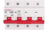 Модульний автоматичний вимикач e.mcb.stand.100.4.C63 4р 63А C 10кА, E.NEXT зображення 2