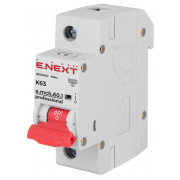 Автоматичний вимикач e.mcb.pro.60.1.K 63 new, 1P 63 А характеристика K, E.NEXT міні-фото
