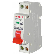 Автоматичний вимикач e.mcb.pro.60.1N.С20.thin, 1P+N 20 А характеристика C, E.NEXT міні-фото