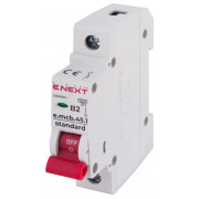 Автоматичний вимикач e.mcb.stand.45.1.B2, 1P 2 А характеристика B, E.NEXT міні-фото