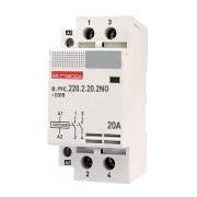 Контактор модульный e.mc.220.2.20.2NO, 2P 20 А 220 В 2НО, E.NEXT Контактор модульный e.mc.220.2.20.2NO, 2P 20 А 220 В 2НО, E.NEXT мини-фото