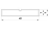 Габаритные размеры гильзы соединительной E.NEXT e.tube.stand.gty.25 изображение