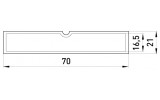 Габаритные размеры гильзы соединительной E.NEXT e.tube.stand.gty.150 изображение