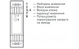 Блок живлення на DIN-рейку e.m-power.15.24 15Вт DC24В, E.NEXT зображення 2 (схема)