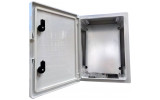 Корпус ударостійкий з ABS-пластику E.NEXT e.plbox з монтажною панеллю та непрозорими дверцятами (фото 2) зображення