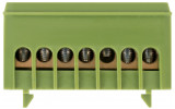 Шина нулевая e.bsi.pro.1.7 на DIN-рейку в изолированном корпусе зеленая, E.NEXT изображение 2