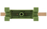 Шина нулевая e.bs.stand.1.12.green 12 отверстий зеленая, E.NEXT изображение 4