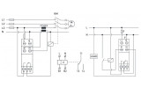 Реле контроля тока приоритетное e.control.w02, E.NEXT изображение 8 (схема)