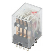 Реле проміжне з LED-індикацією e.control.p346L, 4 групи контактів 3А 230В AC, E.NEXT міні-фото
