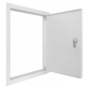Дверца металлическая ревизионная 400×500мм с замком e.mdoor.stand.400.500.z, E.NEXT мини-фото
