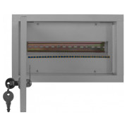 Корпус e.mbox.stand.w.15.z металлический под 15 модулей встраиваемый с замком, E.NEXT мини-фото