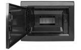 Корпус пластиковий на 8 модулів e.plbox.pro.n.08b.black навісний чорний з непрозорими дверцятами IP40, E.NEXT зображення 4