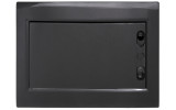 Корпус пластиковый на 12 модулей e.plbox.pro.n.12b.black навесной черный с непрозрачной дверцей IP40, E.NEXT изображение 3