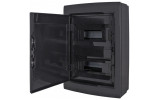 Корпус пластиковый на 24 модулей e.plbox.pro.n.24b.black навесной черный с непрозрачной дверцей IP40, E.NEXT изображение 2
