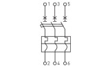 Шафовий автоматичний вимикач e.industrial.ukm.250SL.125, 3P 125А 65кА, E.NEXT зображення 3 (схема)