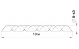 Габаритные размеры спиральной обвязки E.NEXT e.spiral.stand.10.black изображение