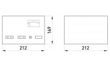 Габаритные размеры стабилизатора напряжения E.NEXT СНВТ-1500-1 изображение