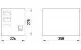 Габаритные размеры стабилизатора напряжения E.NEXT СНВТ-5000-1 изображение