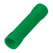 Гільза з'єднувальна ізольована 0.5-1.5 мм² зелена (упаковка 100 шт.) e.splice.stand.bv.1.green, E.NEXT міні-фото