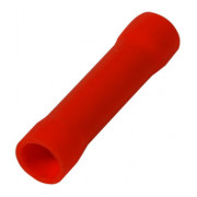 Гільза з'єднувальна ізольована 0.5-1.5 мм² червона (упаковка 100 шт.) e.splice.stand.bv.1.red, E.NEXT міні-фото