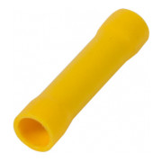 Гильза соединительная изолированная 0.5-1.5 мм² желтая (упаковка 100 шт.) e.splice.stand.bv.1.yellow, E.NEXT мини-фото