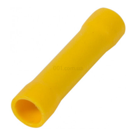 Гільза з'єднувальна ізольована 0.5-1.5 мм² жовта (упаковка 100 шт.) e.splice.stand.bv.1.yellow, E.NEXT (s4036002) фото