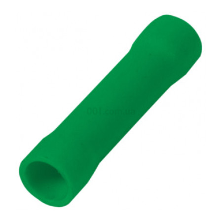 Гільза з'єднувальна ізольована 4-6 мм² зелена (упаковка 100 шт.) e.splice.stand.rvt.5.green, E.NEXT (s4036040) фото