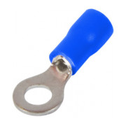 Накінечник кільцевий ізольований 1.5-2.5 мм² синій (упаковка 100 шт.) e.terminal.stand.rv2.2.5.blue, E.NEXT міні-фото