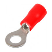 Наконечник кольцевой изолированный 1.5-2.5 мм² красный (упаковка 100 шт.) e.terminal.stand.rv2.2.5.red, E.NEXT мини-фото