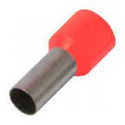 Накінечник втулковий ізольований 2.5 мм² червоний (упаковка 100 шт.) e.terminal.stand.e2508.red, E.NEXT міні-фото