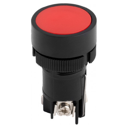 Кнопка пластикова з фіксацією 1НВ+1НЗ червона e.mb.eh145, E.NEXT (p0810129) фото