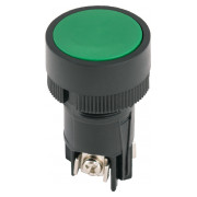 Кнопка пластиковая без фиксации 1НО+1НЗ зеленая e.mb.ea135, E.NEXT мини-фото
