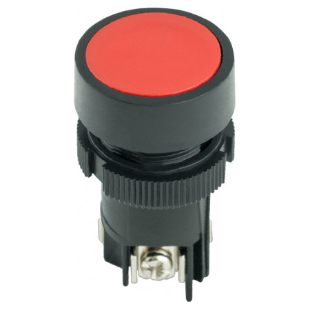 Кнопка пластикова без фіксації 1НВ+1НЗ червона e.mb.ea145, E.NEXT (p0810132) фото