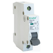 Автоматический выключатель EB5-63 1P 20А тип C 6кА, Erste Electric мини-фото